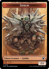 Goblin // Sliver Double-Sided Token [March of the Machine Commander Tokens] | Galaxy Games LLC