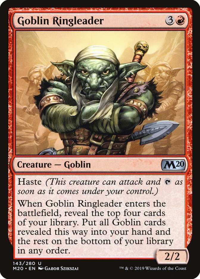 Goblin Ringleader [Core Set 2020] | Galaxy Games LLC