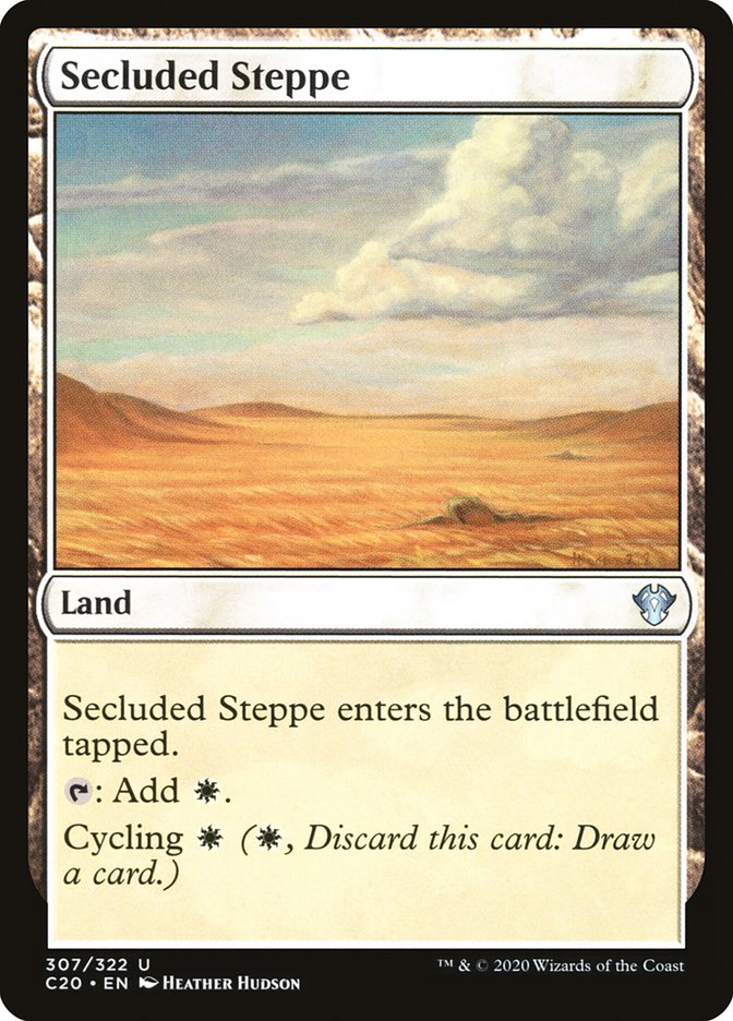 Secluded Steppe [Commander 2020] | Galaxy Games LLC