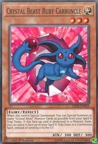 Crystal Beast Ruby Carbuncle [LED2-EN041] Common | Galaxy Games LLC