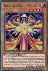 Illusionist Faceless Magician [LED2-EN002] Rare | Galaxy Games LLC