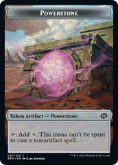 Powerstone // Golem Double-Sided Token [The Brothers' War Tokens] | Galaxy Games LLC