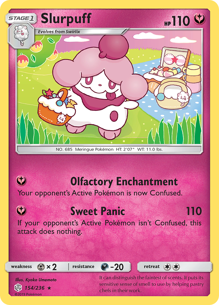 Slurpuff (154/236) [Sun & Moon: Cosmic Eclipse] | Galaxy Games LLC