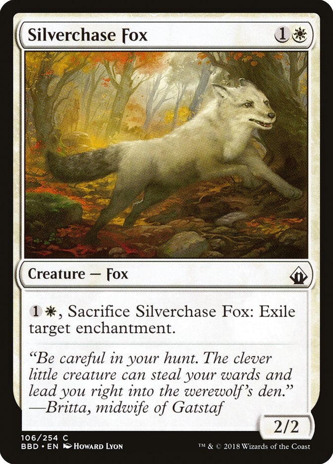 Silverchase Fox [Battlebond] | Galaxy Games LLC