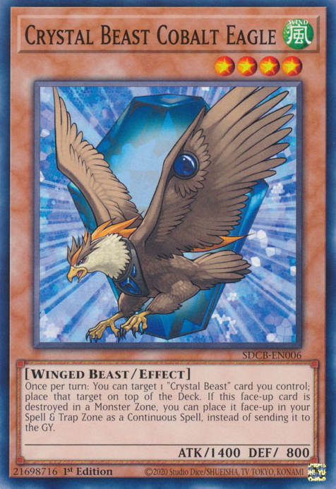 Crystal Beast Cobalt Eagle [SDCB-EN006] Common | Galaxy Games LLC