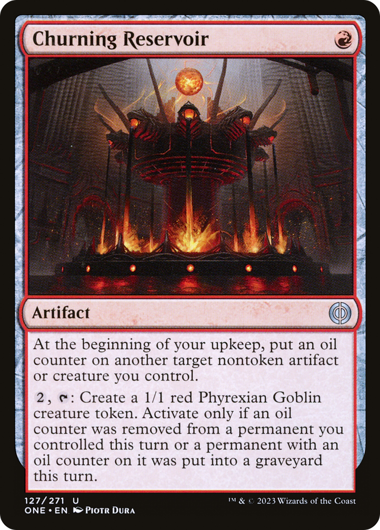 Churning Reservoir [Phyrexia: All Will Be One] | Galaxy Games LLC