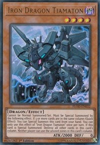 Iron Dragon Tiamaton [FLOD-EN032] Ultra Rare | Galaxy Games LLC