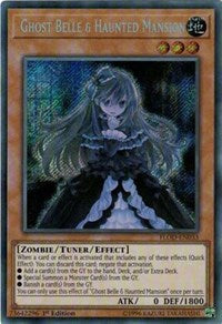 Ghost Belle & Haunted Mansion [FLOD-EN033] Secret Rare | Galaxy Games LLC