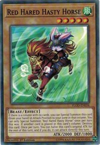 Red Hared Hasty Horse [FLOD-EN034] Short Print | Galaxy Games LLC