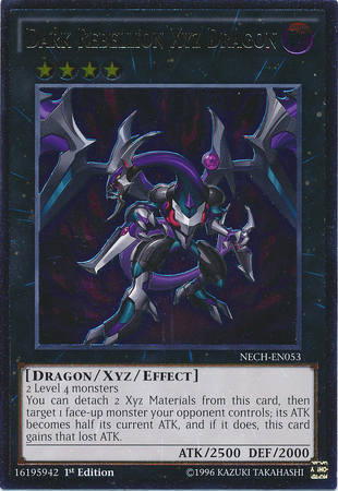 Dark Rebellion Xyz Dragon [NECH-EN053] Ultimate Rare | Galaxy Games LLC