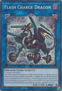 Flash Charge Dragon [BLRR-EN045] Secret Rare | Galaxy Games LLC