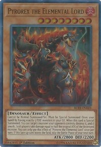 Pyrorex the Elemental Lord [BLRR-EN069] Ultra Rare | Galaxy Games LLC