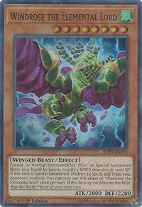 Windrose the Elemental Lord [BLRR-EN070] Ultra Rare | Galaxy Games LLC