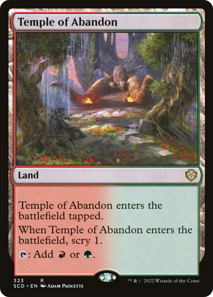 Temple of Abandon [Starter Commander Decks] | Galaxy Games LLC