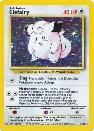 Clefairy (5/102) [Base Set Unlimited] | Galaxy Games LLC