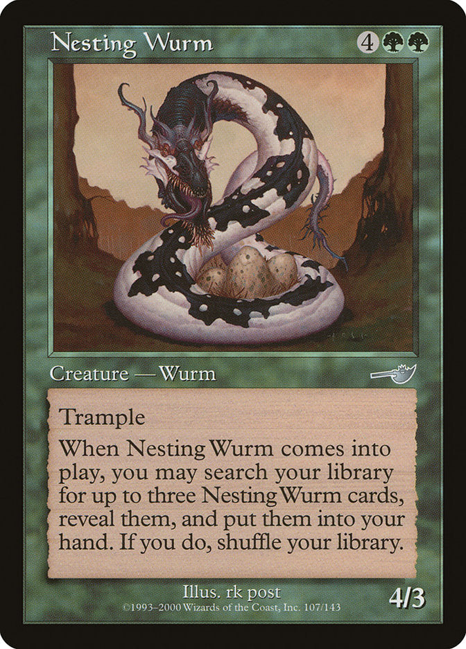 Nesting Wurm [Nemesis] | Galaxy Games LLC