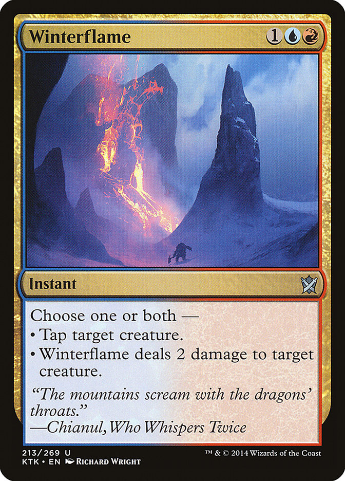 Winterflame [Khans of Tarkir] | Galaxy Games LLC