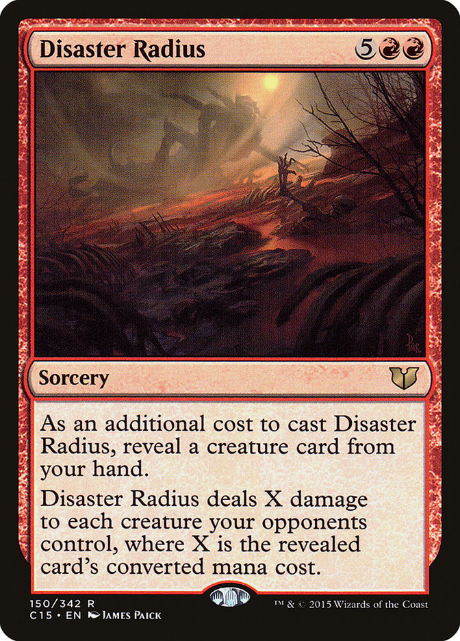 Disaster Radius [Commander 2015] | Galaxy Games LLC