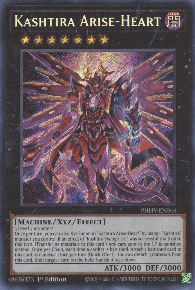 Kashtira Arise-Heart [PHHY-EN046] Secret Rare | Galaxy Games LLC