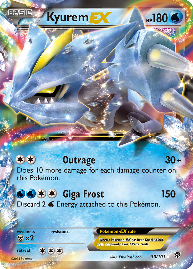 Kyurem EX (30/101) [Black & White: Plasma Blast] | Galaxy Games LLC