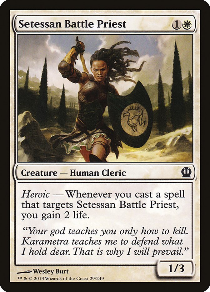 Setessan Battle Priest [Theros] | Galaxy Games LLC