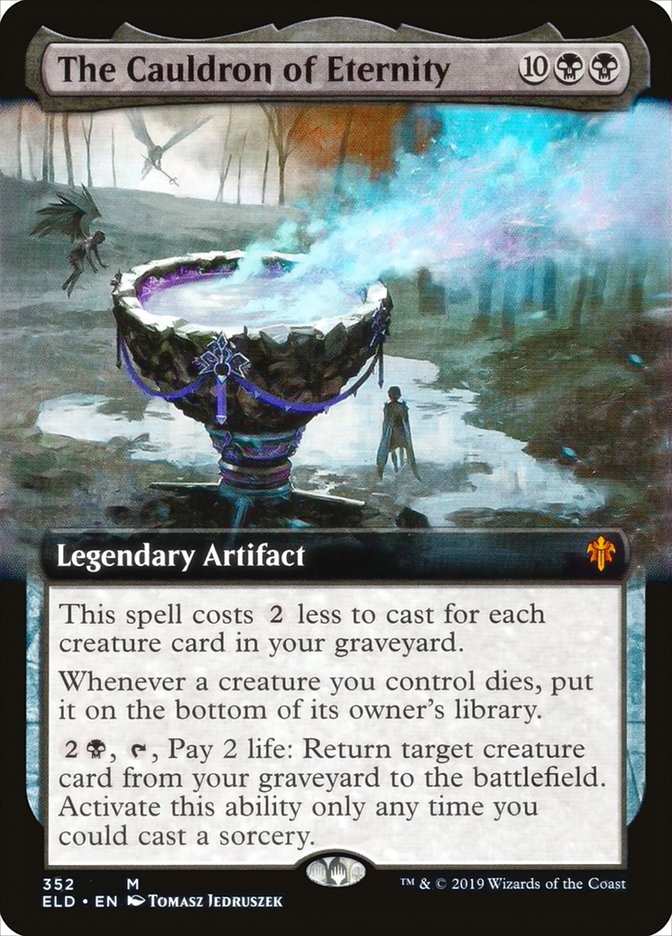 The Cauldron of Eternity (Extended Art) [Throne of Eldraine] | Galaxy Games LLC