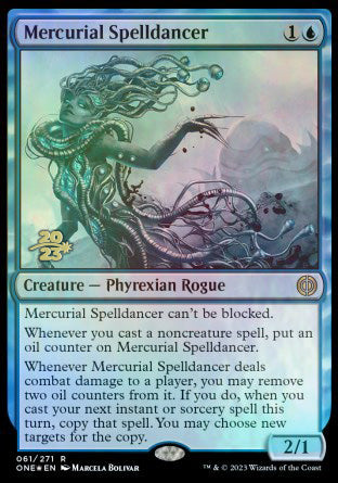 Mercurial Spelldancer [Phyrexia: All Will Be One Prerelease Promos] | Galaxy Games LLC