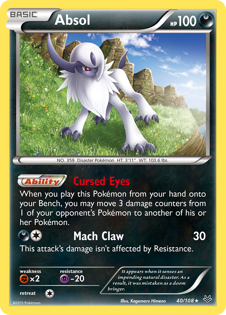 Absol (40/108) [XY: Roaring Skies] | Galaxy Games LLC