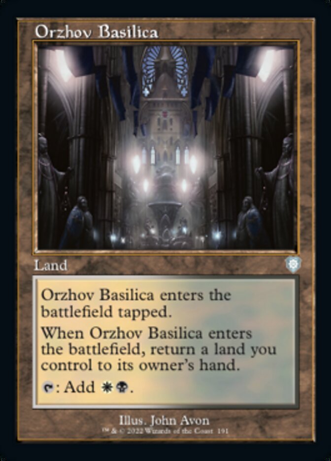 Orzhov Basilica (Retro) [The Brothers' War Commander] | Galaxy Games LLC