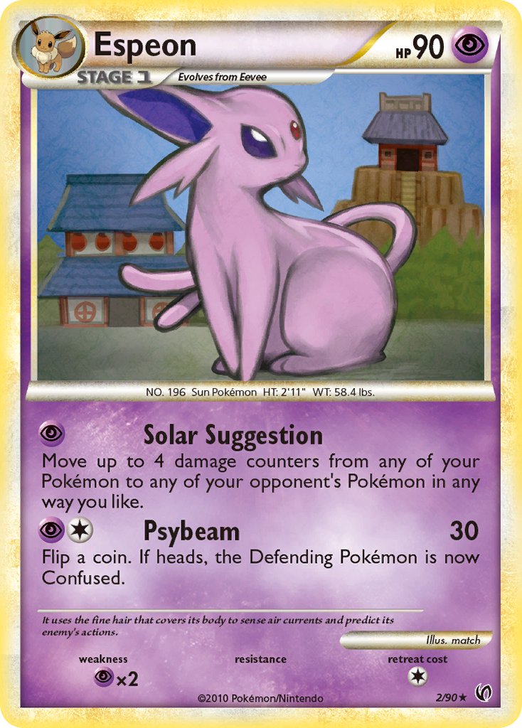 Espeon (2/90) (Theme Deck Exclusive) [HeartGold & SoulSilver: Undaunted] | Galaxy Games LLC