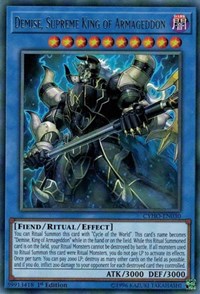 Demise, Supreme King of Armageddon [CYHO-EN030] Rare | Galaxy Games LLC