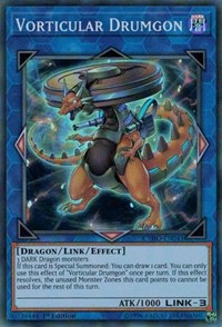 Vorticular Drumgon [CYHO-EN041] Super Rare | Galaxy Games LLC