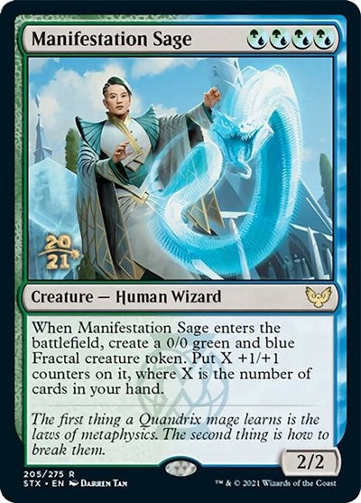 Manifestation Sage [Strixhaven: School of Mages Prerelease Promos] | Galaxy Games LLC