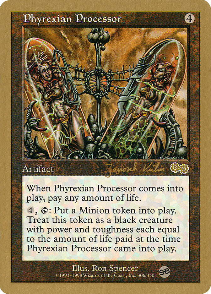 Phyrexian Processor (Janosch Kuhn) (SB) [World Championship Decks 2000] | Galaxy Games LLC