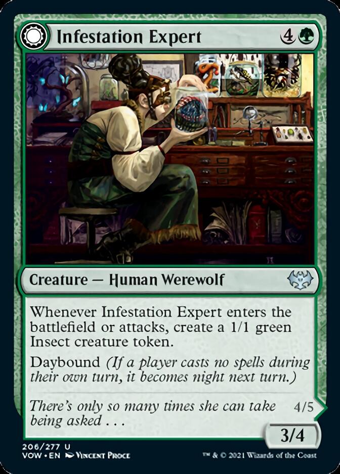 Infestation Expert // Infested Werewolf [Innistrad: Crimson Vow] | Galaxy Games LLC