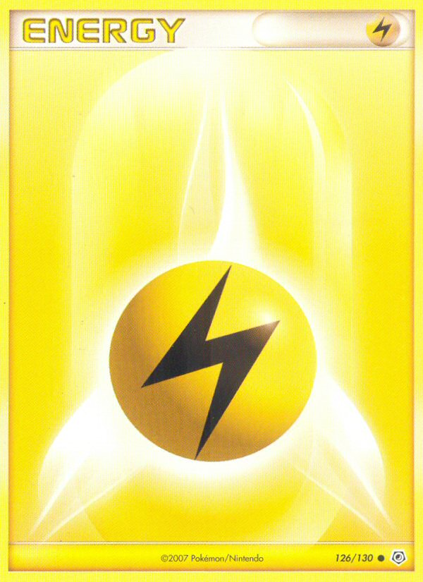 Lightning Energy (126/130) [Diamond & Pearl: Base Set] | Galaxy Games LLC