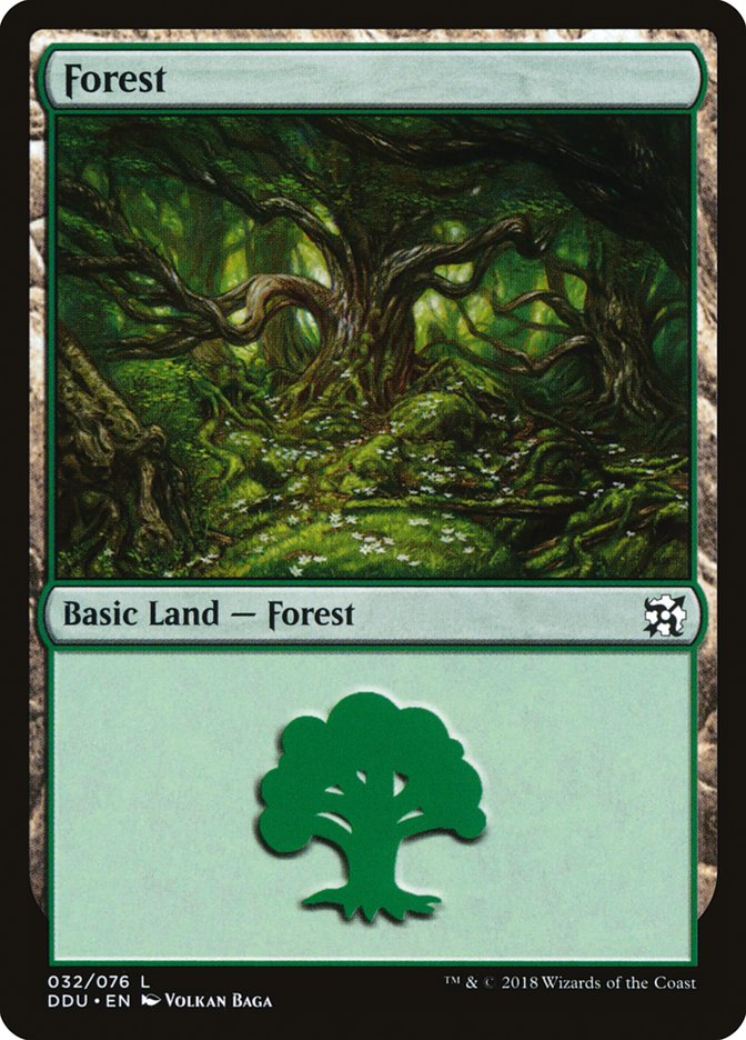 Forest (32) [Duel Decks: Elves vs. Inventors] | Galaxy Games LLC