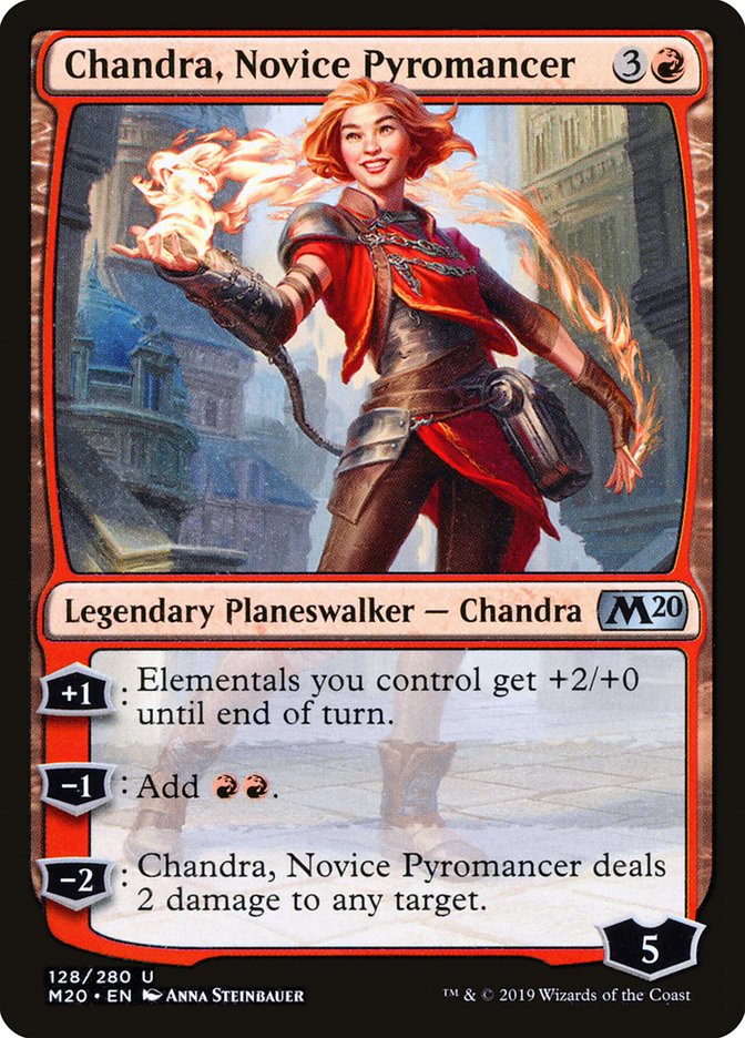 Chandra, Novice Pyromancer [Core Set 2020] | Galaxy Games LLC