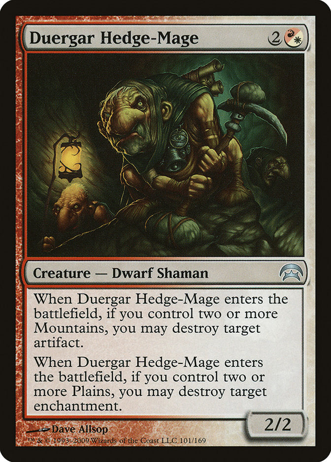 Duergar Hedge-Mage [Planechase] | Galaxy Games LLC