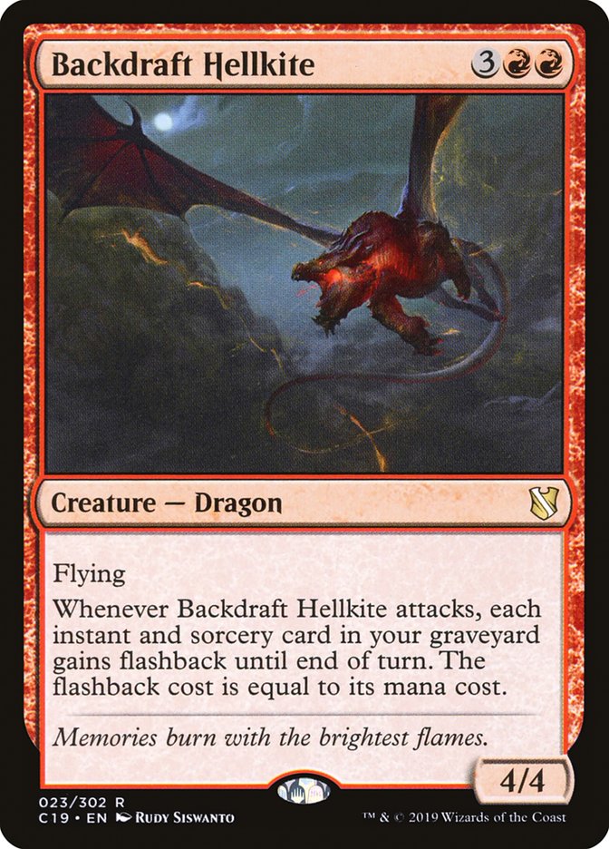 Backdraft Hellkite [Commander 2019] | Galaxy Games LLC