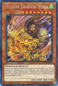 Yellow Dragon Ninja [SHVA-EN013] Secret Rare | Galaxy Games LLC