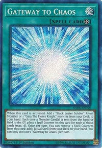 Gateway to Chaos [SHVA-EN058] Secret Rare | Galaxy Games LLC