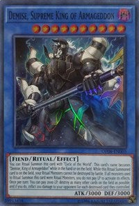 Demise, Supreme King of Armageddon [OP08-EN005] Super Rare | Galaxy Games LLC