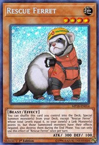 Rescue Ferret [MP18-EN054] Secret Rare | Galaxy Games LLC