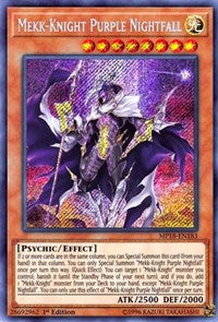 Mekk-Knight Purple Nightfall [MP18-EN183] Secret Rare | Galaxy Games LLC