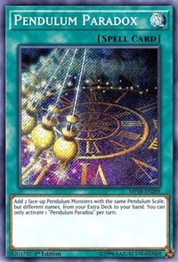 Pendulum Paradox [MP18-EN209] Secret Rare | Galaxy Games LLC