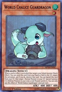 World Chalice Guardragon [MP18-EN047] Ultra Rare | Galaxy Games LLC