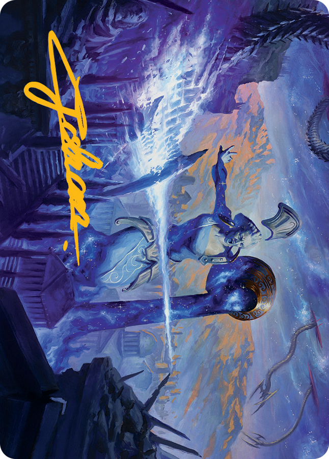Ephara, Ever-Sheltering Art Card (Gold-Stamped Signature) [March of the Machine Art Series] | Galaxy Games LLC
