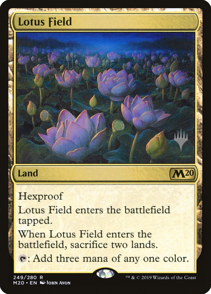 Lotus Field (Promo Pack) [Core Set 2020 Promos] | Galaxy Games LLC