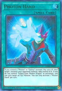 Photon Hand [LED3-EN037] Ultra Rare | Galaxy Games LLC